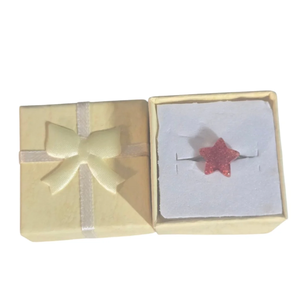 Adjustable Orange Star Kid's Ring‎ (NWOT)